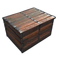Duelist's Wood Box Wood Storage Box rust skin