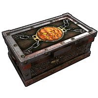 Creepy Box Large Wood Box rust skin