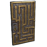 Labyrinth Door Sheet Metal Door rust skin