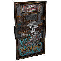 HellBunker Door Armored Door rust skin