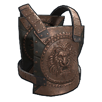 Conquistador Chest Plate Metal Chest Plate rust skin