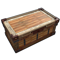 Carpenter's Chest Large Wood Box rust skin