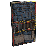 Grid Door Sheet Metal Door rust skin