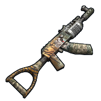 King of the Jungle AK47 Assault Rifle rust skin