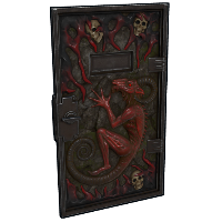 Hellfire Portal Armored Door rust skin
