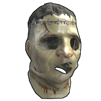 Frankenstein Mask Improvised Balaclava rust skin