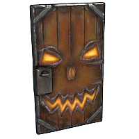 Halloween Door Sheet Metal Door rust skin