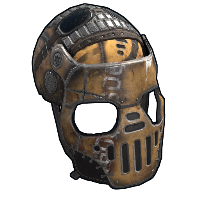 War Machine Mask Metal Facemask rust skin