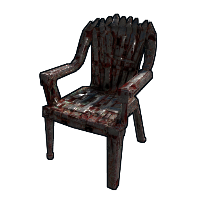 Rusty Iron Throne Chair rust skin