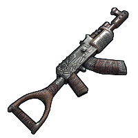 The Reptile Assault Rifle rust skin
