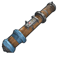 Wood Barreled Rocket Launcher rust skin
