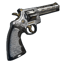Dark Silver Python Python Revolver rust skin