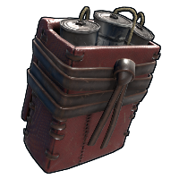 Red Leather Day Satchel Charge rust skin