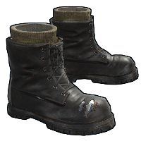 Army Black Boots Boots rust skin