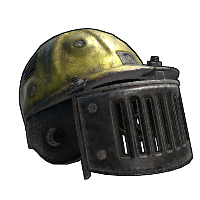 Blast Shield Helmet Riot Helmet rust skin