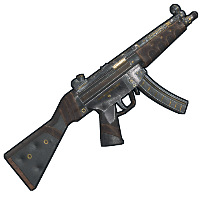 Nomad MP5 MP5A4 rust skin