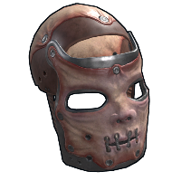 Flesh Facemask Metal Facemask rust skin