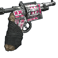 Pink Grunge Revolver rust skin