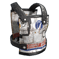 Space Rocket Chest Plate Metal Chest Plate rust skin