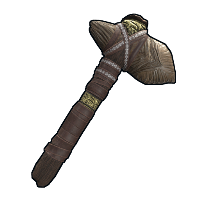 Fossil Tooth Hatchet Rust Skins