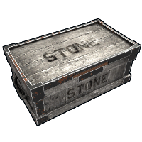 Large Stone Box Rust Skin