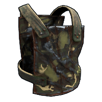 Forest Camo Chest Plate Metal Chest Plate rust skin