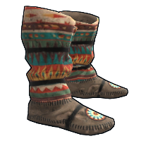 Native American Hide Shoes Hide Boots rust skin