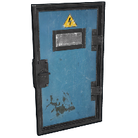 High Voltage Armored Door rust skin