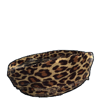 Leopard Top Hide Halterneck rust skin