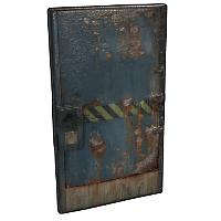Hazard Metal Door Sheet Metal Door rust skin