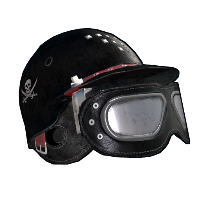 Biker Goth Helmet Riot Helmet rust skin