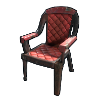 Red Leather Chair Chair rust skin