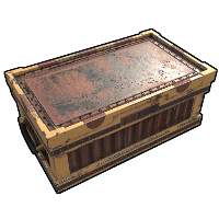 Cabin Chest Large Wood Box rust skin