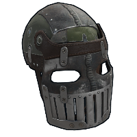 Army Armored Facemask Metal Facemask rust skin