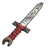 Roadsign Sword Salvaged Sword rust skin