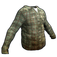 Green Checkered Shirt Longsleeve T-Shirt rust skin