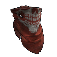 Red Skull Bandana Bandana Mask rust skin