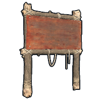 One Sided Town Sign Post Rust Skins