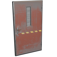 Industrial Door Sheet Metal Door rust skin