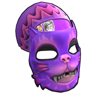 Kitten Face Mask Metal Facemask rust skin