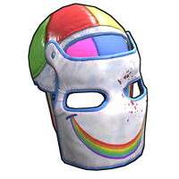 Rubius Rainbow Facemask Metal Facemask rust skin