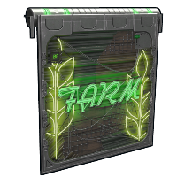 Neon Farm Door