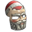 Serious Santa Facemask