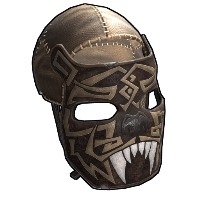 Desert Beast Facemask Metal Facemask rust skin