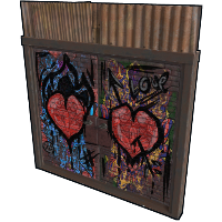 Graffiti Love Double Door icon