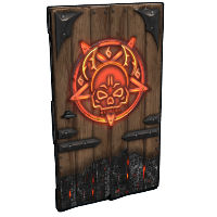 El Diablo Wooden Door Wooden Door rust skin