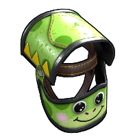 Frog Cosplay Helmet Coffee Can Helmet rust skin