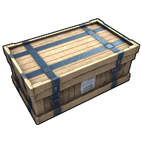 Crate Box Large Wood Box rust skin