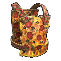 Pizza Chest Plate Metal Chest Plate rust skin