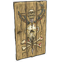 Rampage Wooden Door Wooden Door rust skin